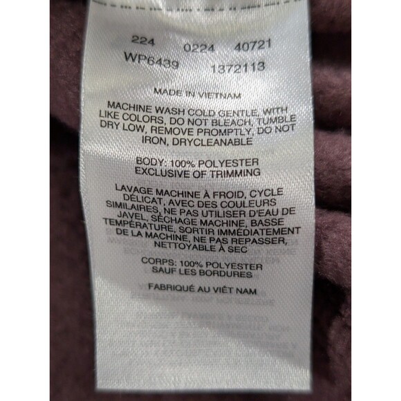 Columbia Benton Springs Fleece Jacket Women’s PXL Purple Full Zip Outdoors - Picture 7 of 9